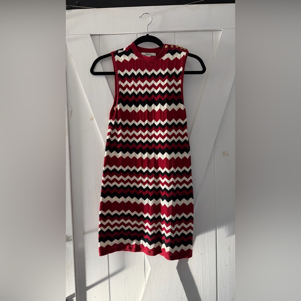 Forever 21 Red and Black Dress